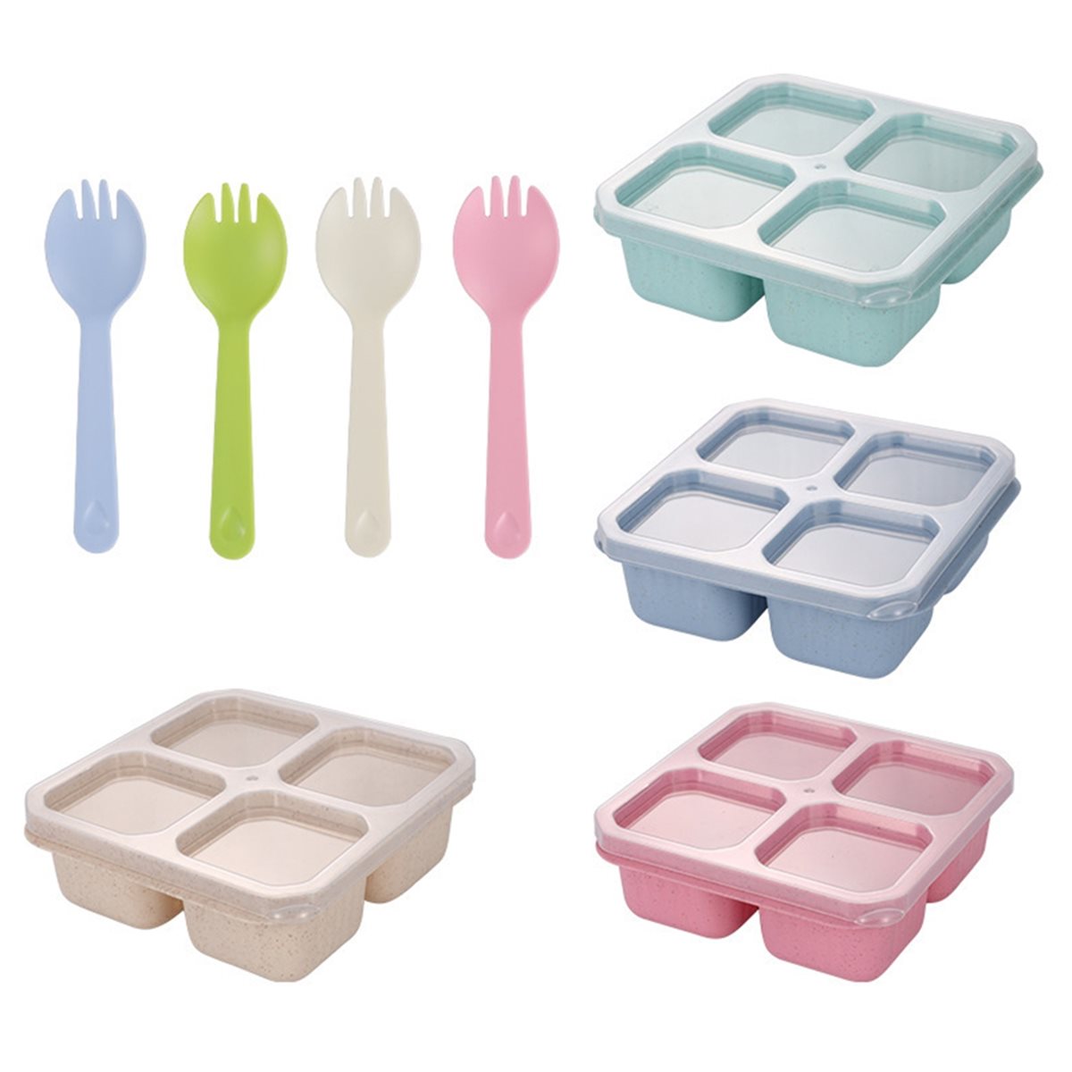 Food Snacks To Buy - 【TODAY-BUY】~@ 4 Paket Wadah Makanan Ringan