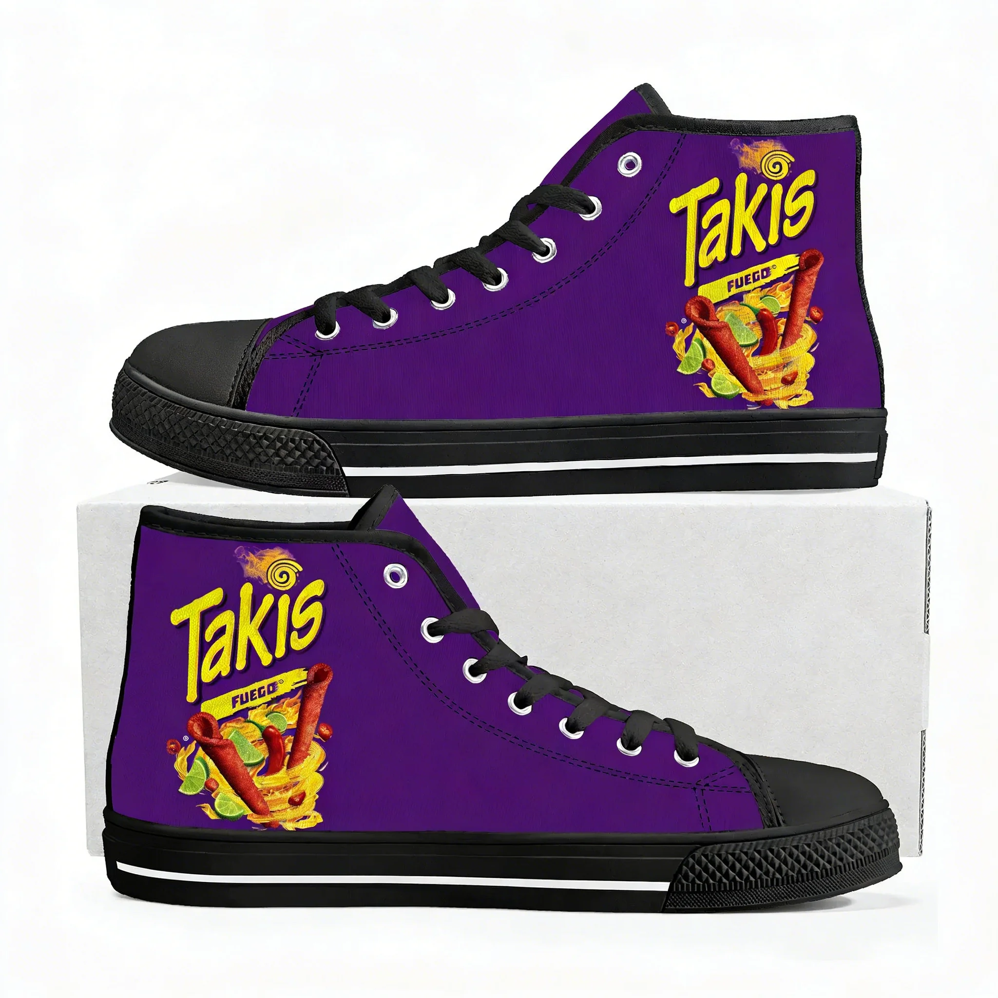 Food Snacks In Usa - Sepatu Kets Kanvas Kualitas Tinggi Funny