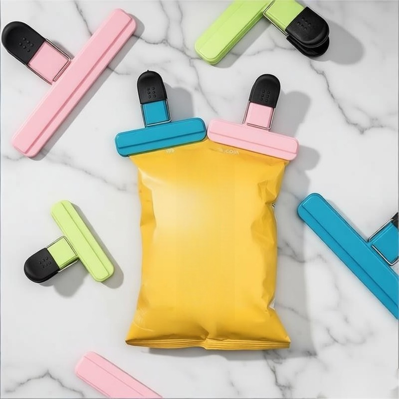 Food Snacks Packets - Klip Penyegel Makanan, Penjepit Kantong, Penyimpanan