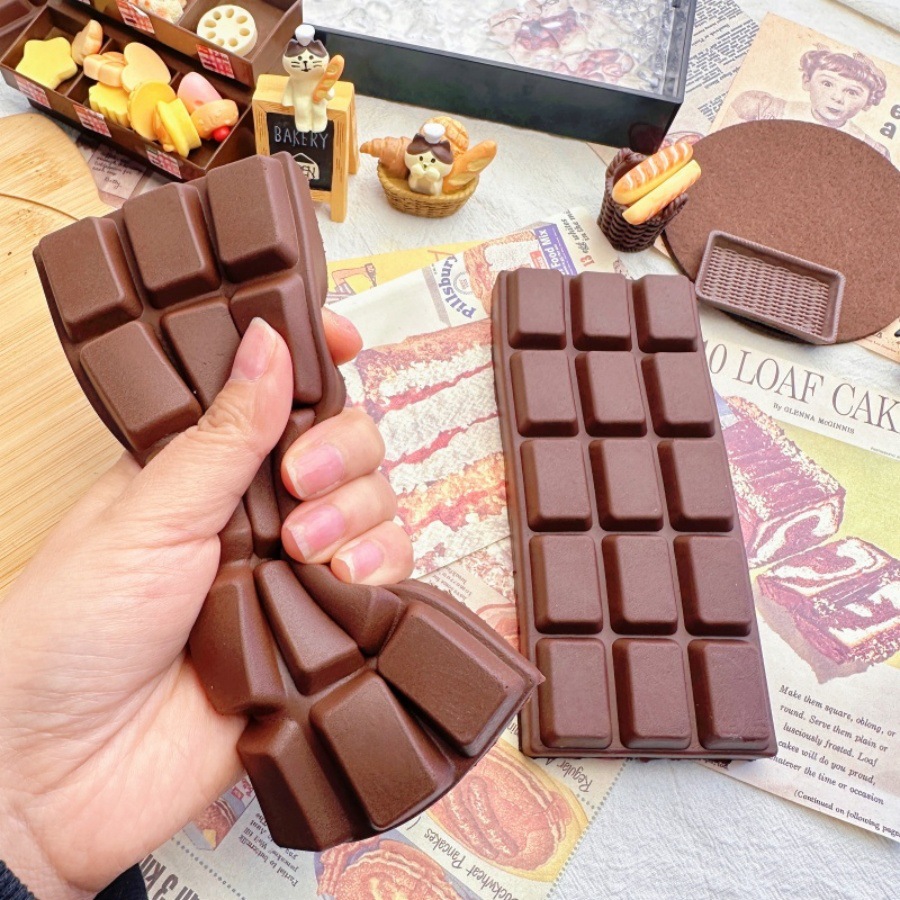 Food Grocery Snacks - Mainan Squishy Cokelat Simulasi, Mainan Fidget