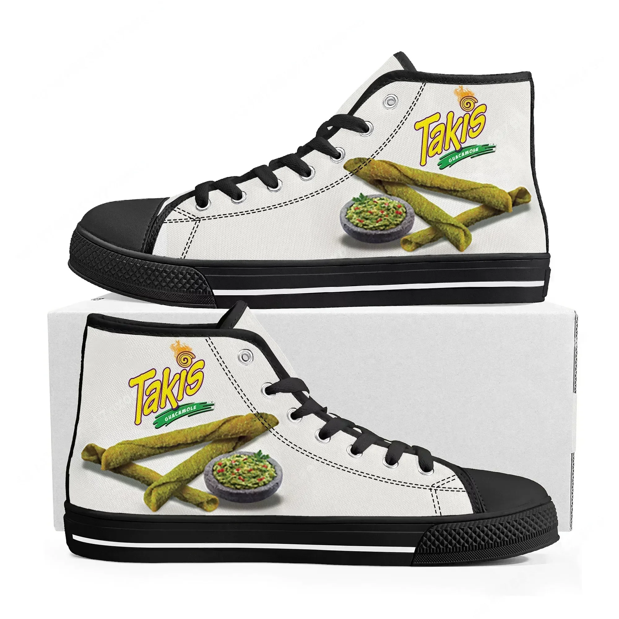 Food Snacks In Usa - Sepatu Kets Kanvas Kualitas Tinggi Funny