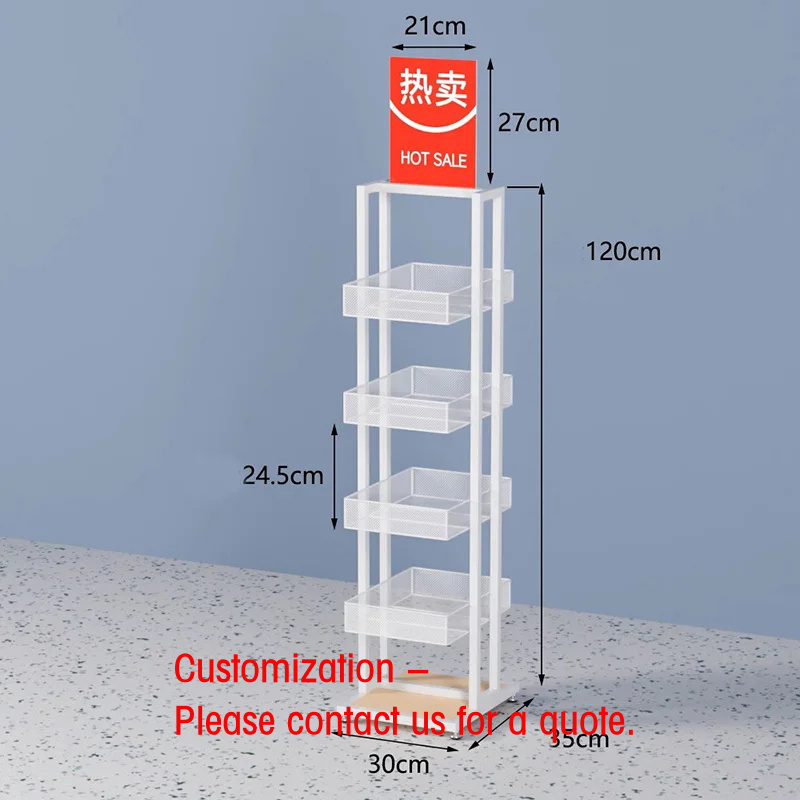 Food Grocery Snacks - Rak Display Elektronik Portabel Kustom, Rak