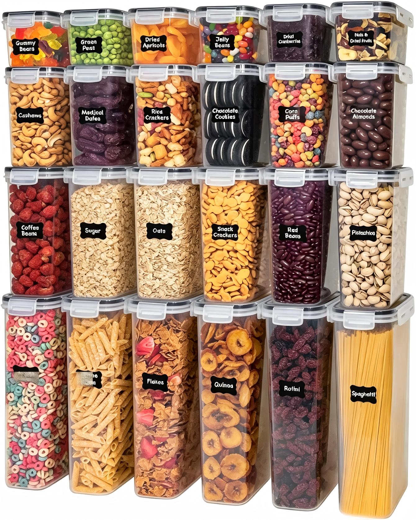 Wadah penyimpanan makanan deng - Food Snacks Label ulasan dan harga