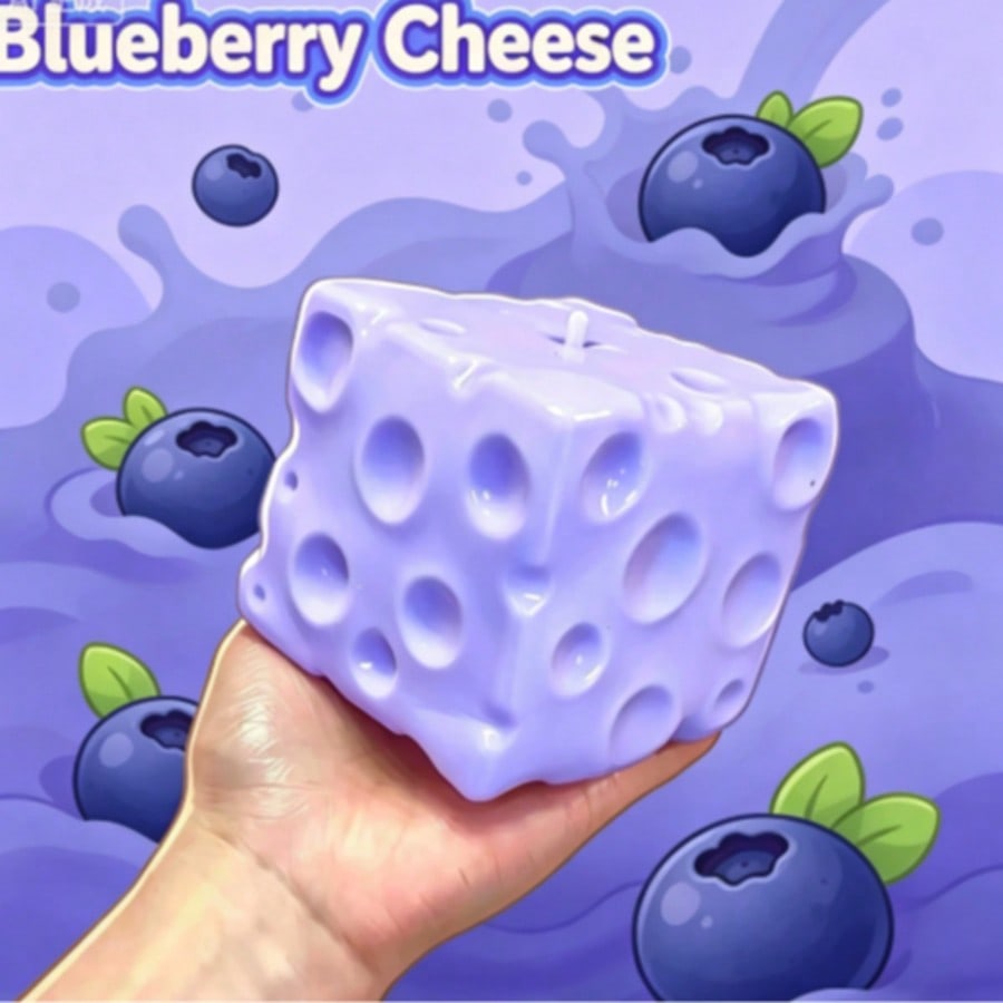 Mainan Squishy Keju Warna Blue - Food & Snacks Coloring Book Bold & Easy Pdf ulasan dan harga