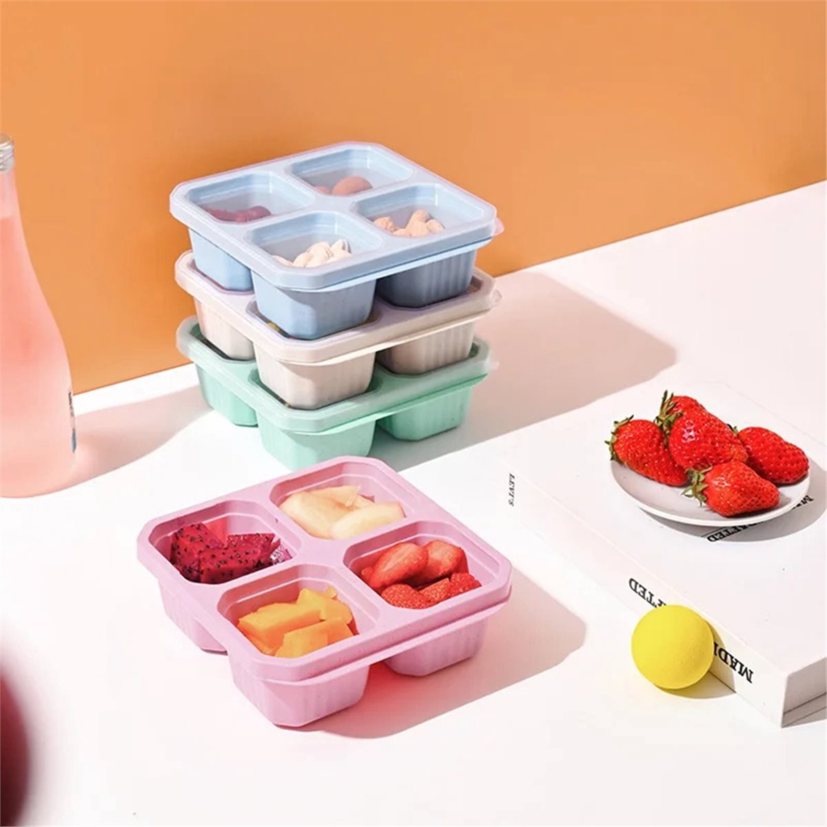 【TODAY-BUY】~@ 4 Paket Wadah Ma - Food Snacks To Buy ulasan dan harga