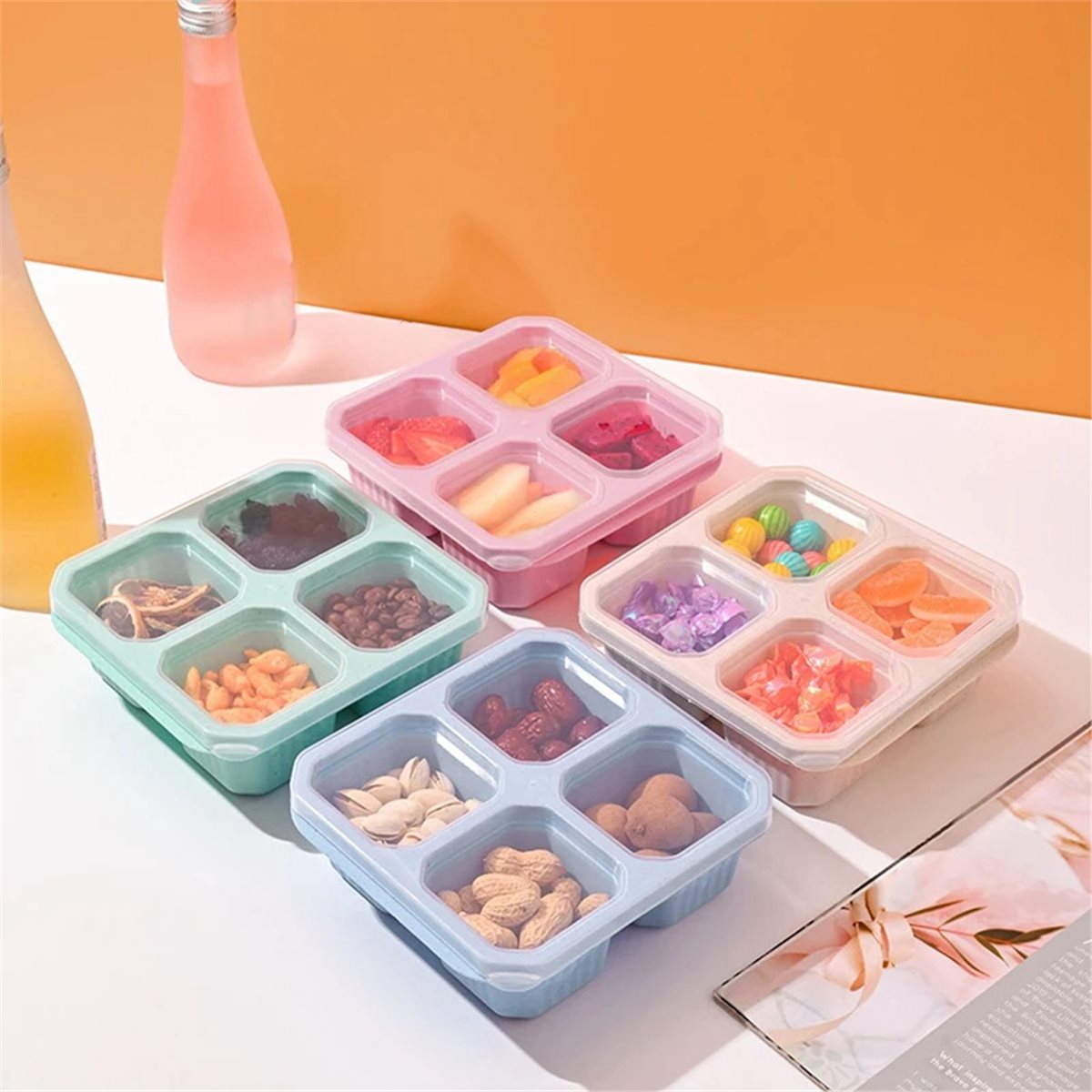 【TODAY-BUY】~@ 4 Paket Wadah Ma - Food Snacks To Buy ulasan dan harga