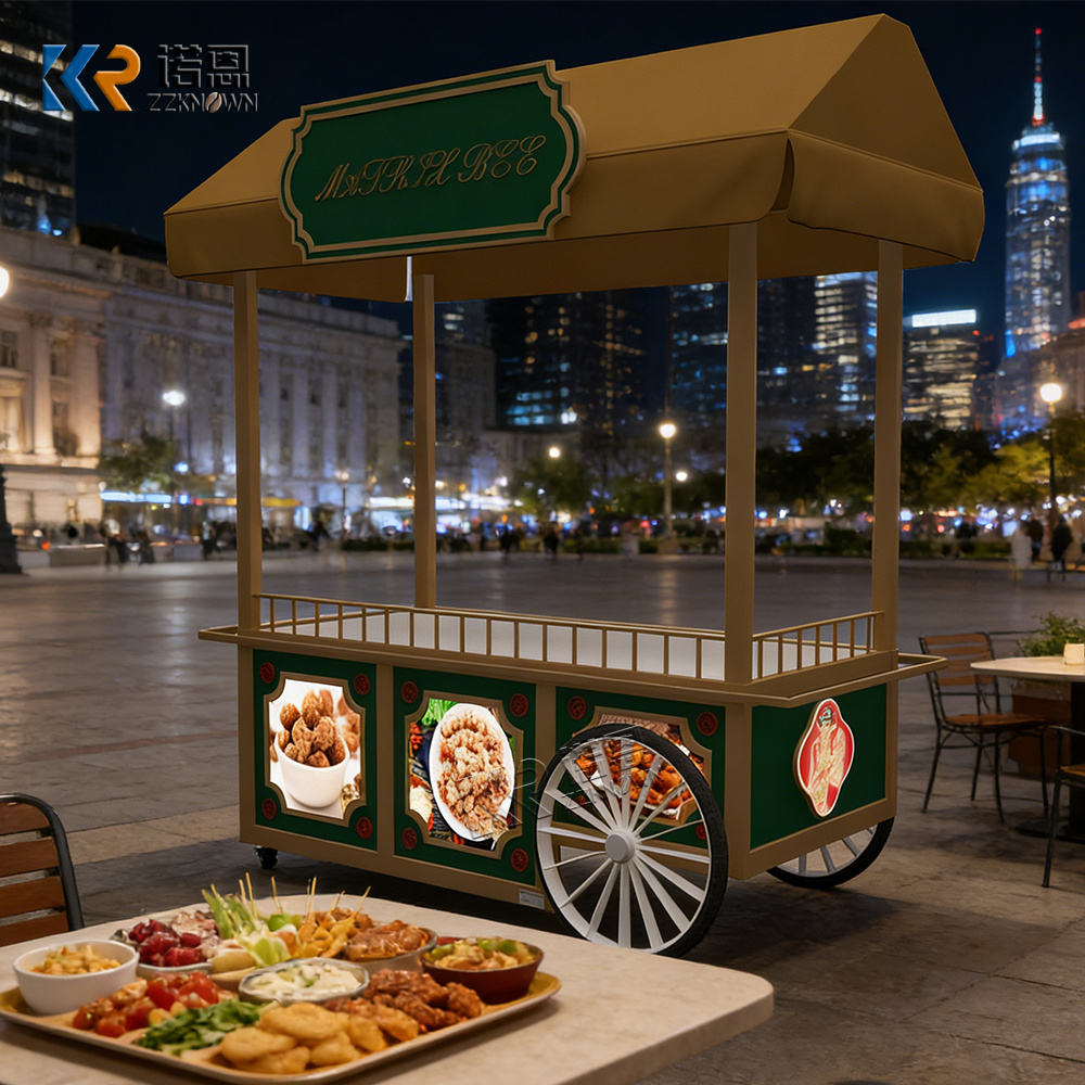 Gerobak Makanan Portabel Elega - Food City Snacks ulasan dan harga