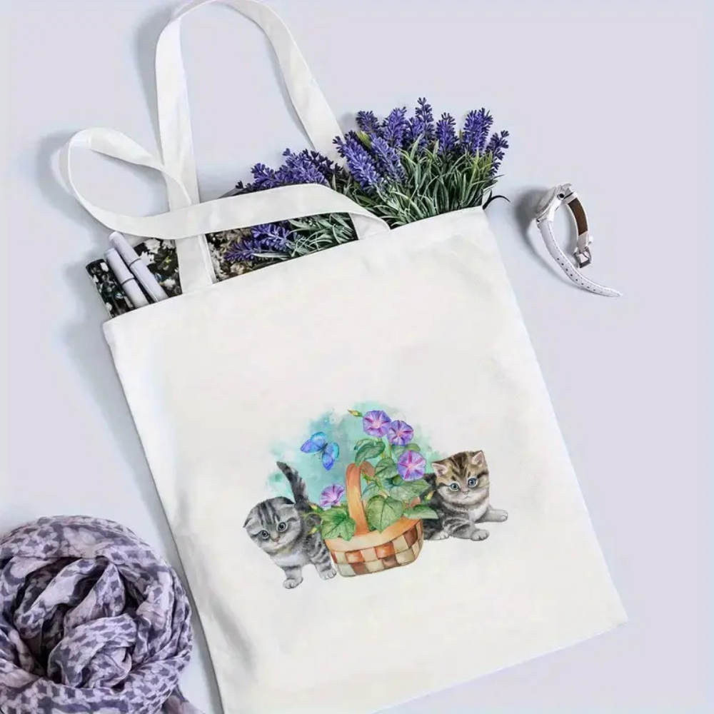 Tas Tote Kanvas Motif Kentang  - Food Grocery Snacks ulasan dan harga