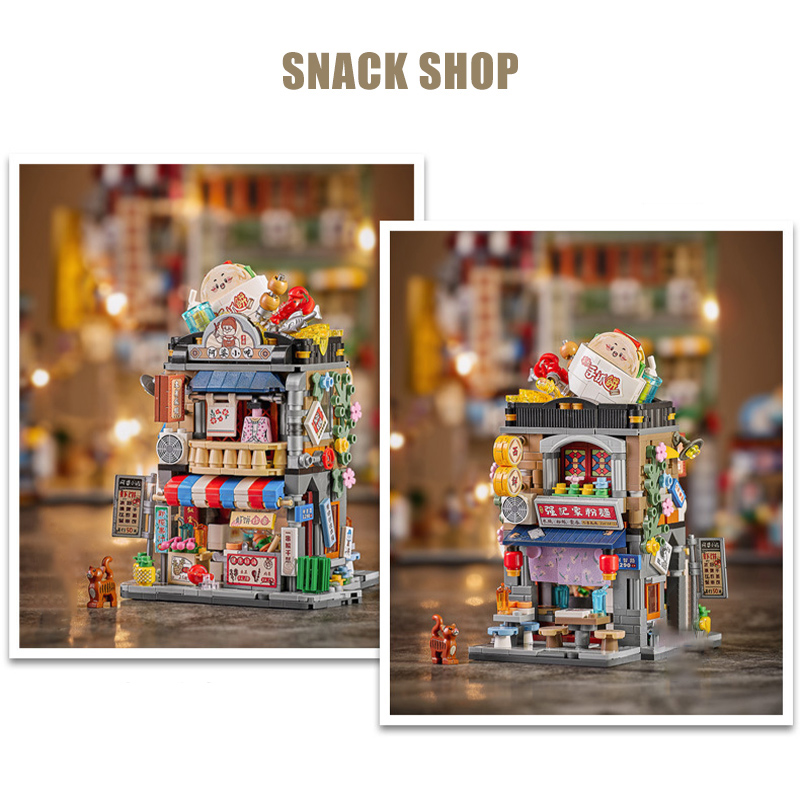 Blok Bangunan Pemandangan Jala - Food City Snacks ulasan dan harga