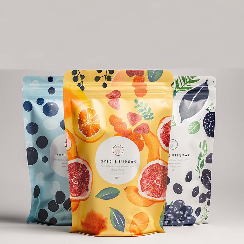 Kantong Kemasan Makanan Kustom - Food Snacks Logos ulasan dan harga