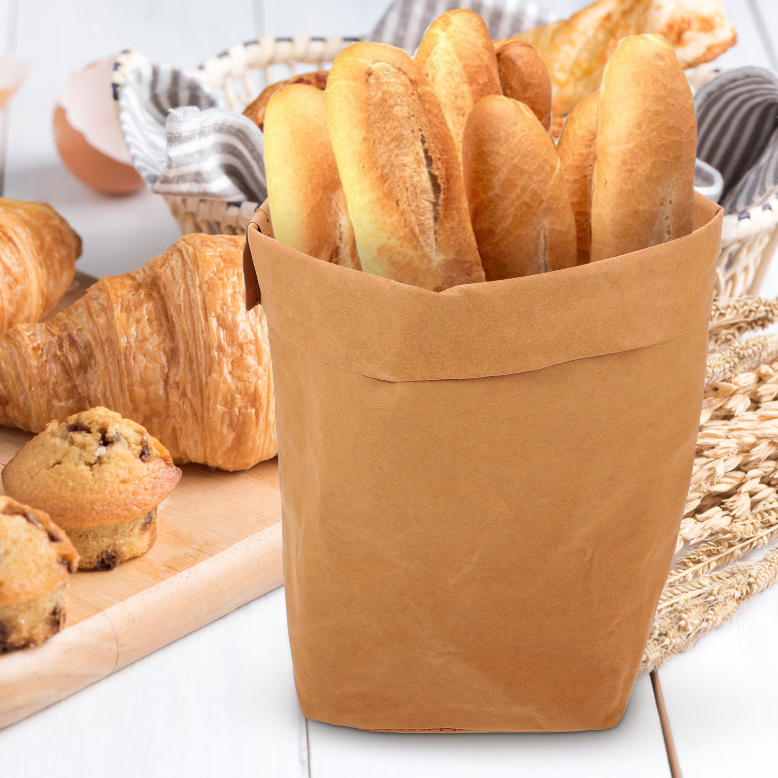 Set Tas Penyimpanan Kertas Kra - Food Grocery Snacks ulasan dan harga